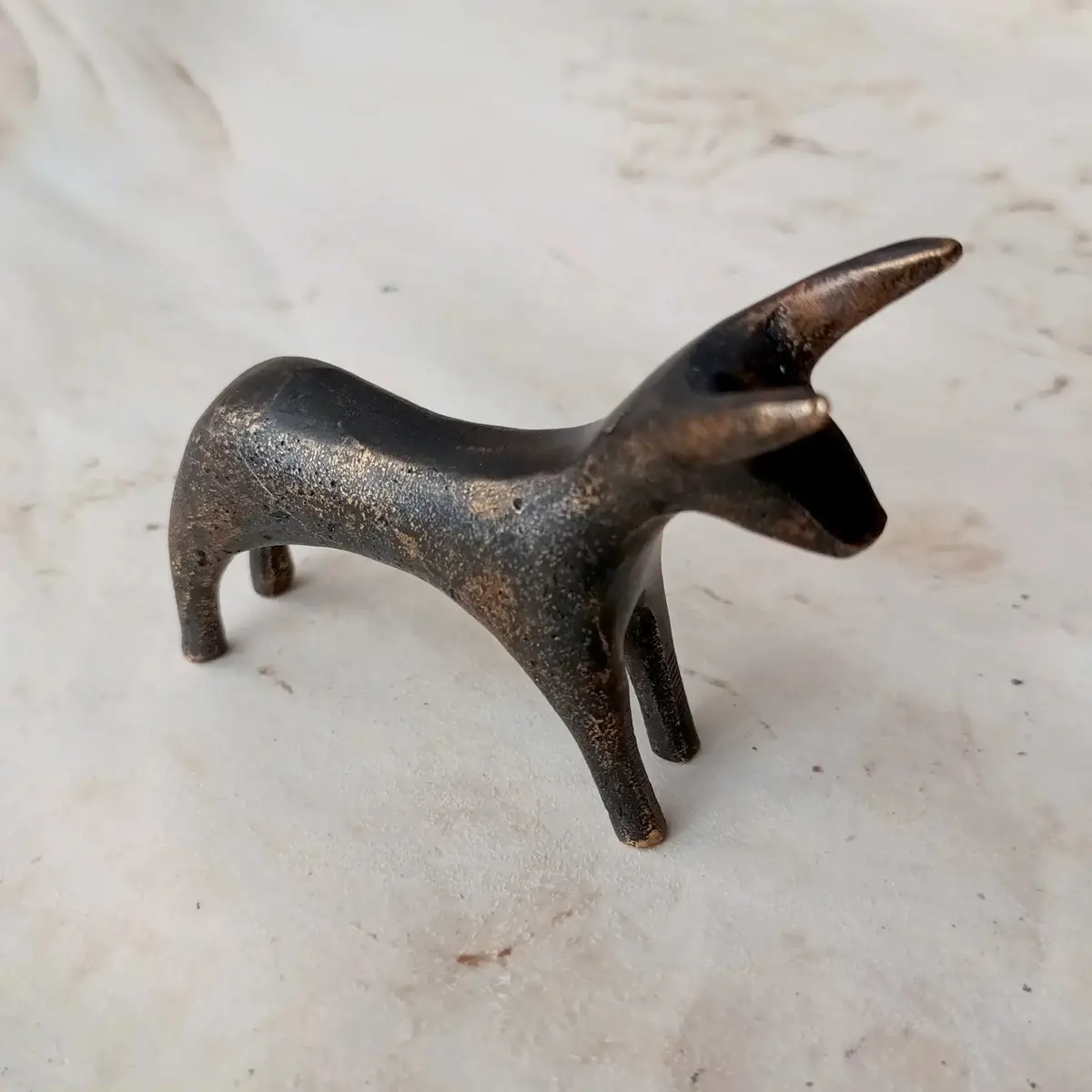 Bronze Age Replica Bull Statuette From Sweden 1