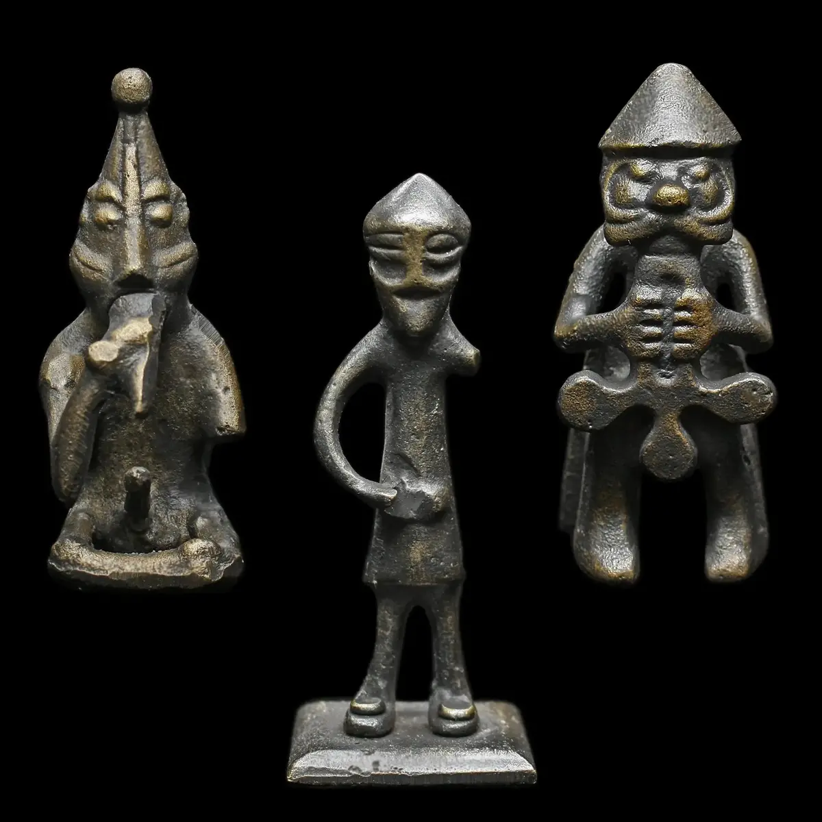 Bronze Norse God Statues Set 1