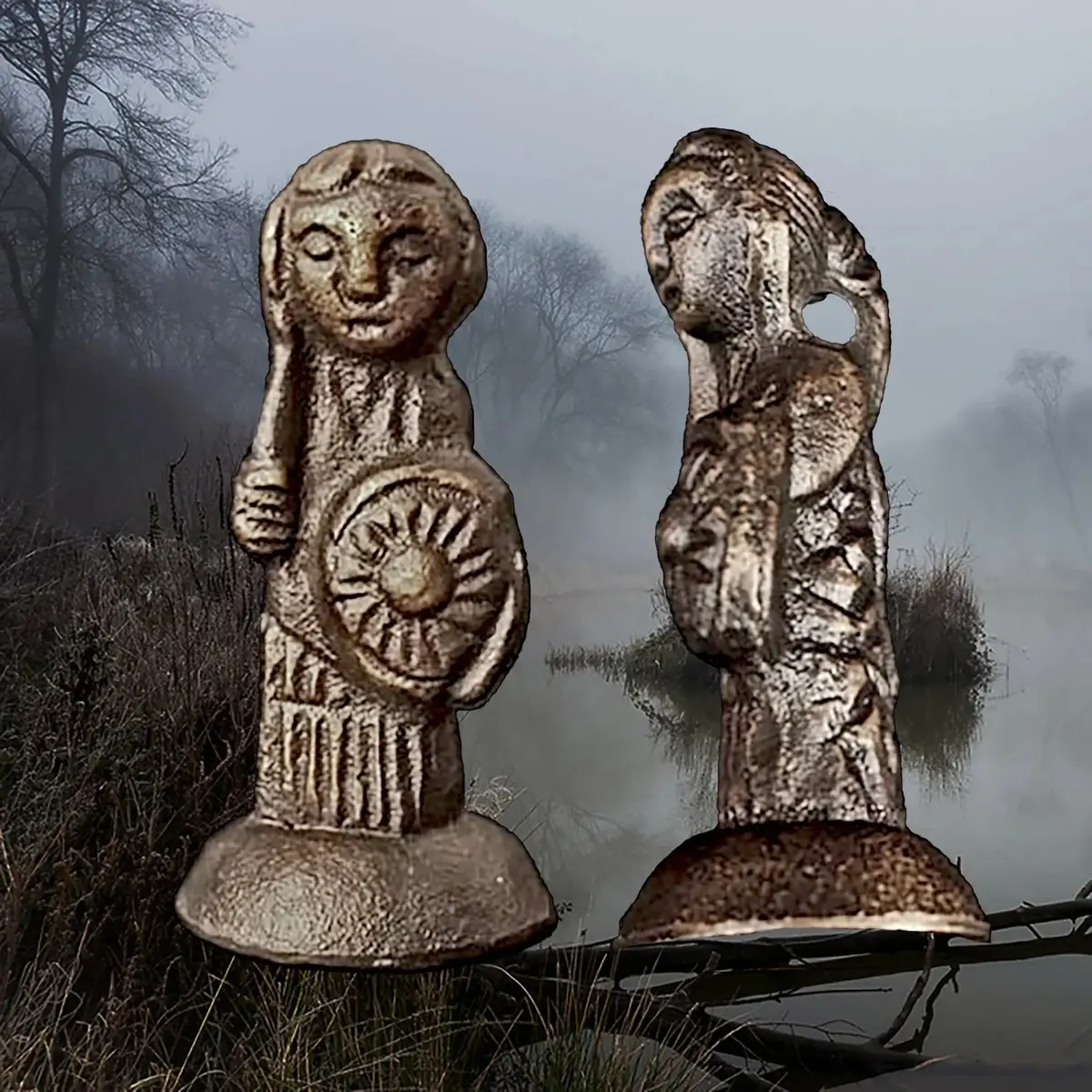 Bronze Valkyrie Statuette 1