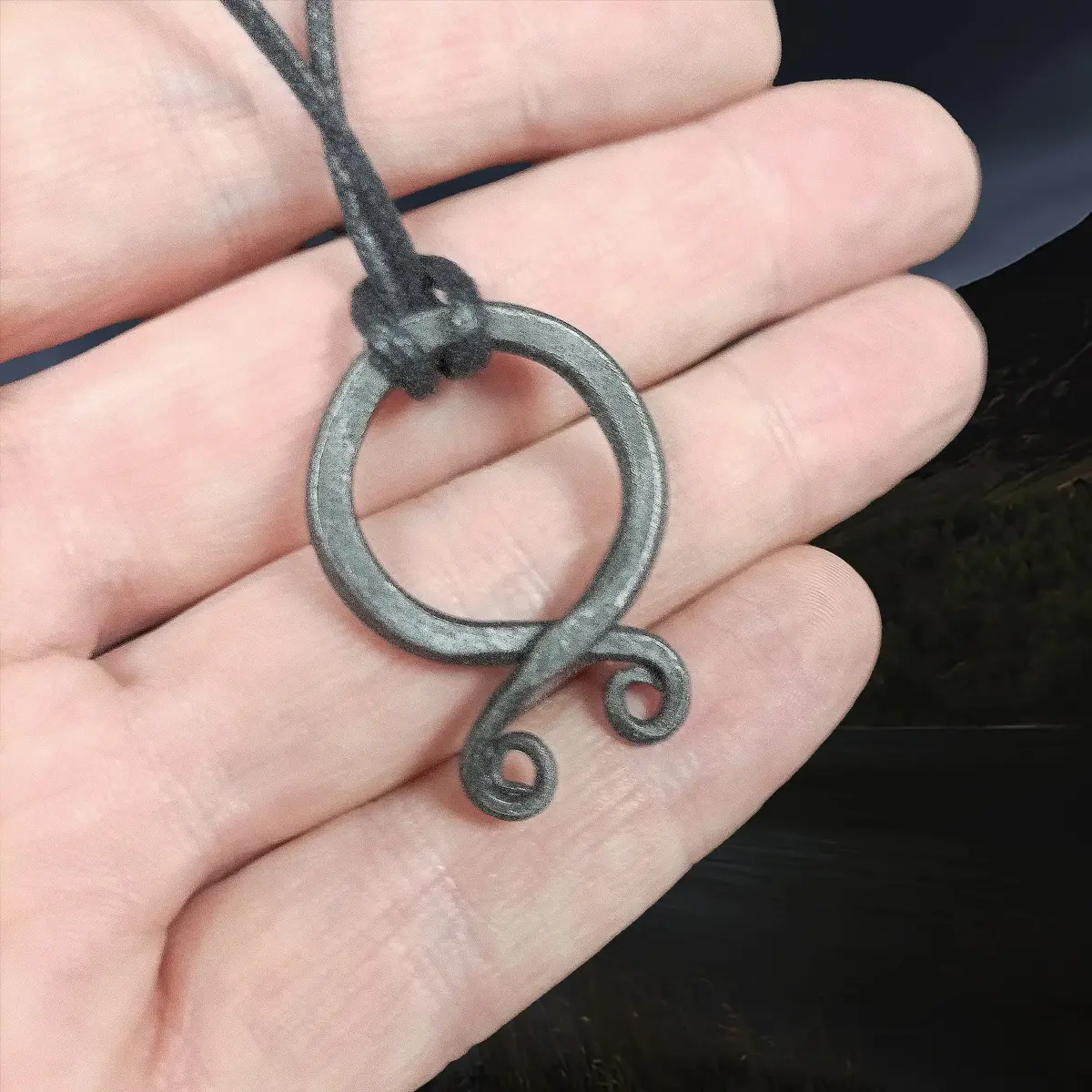 Iron Odal Rune Pendant 2