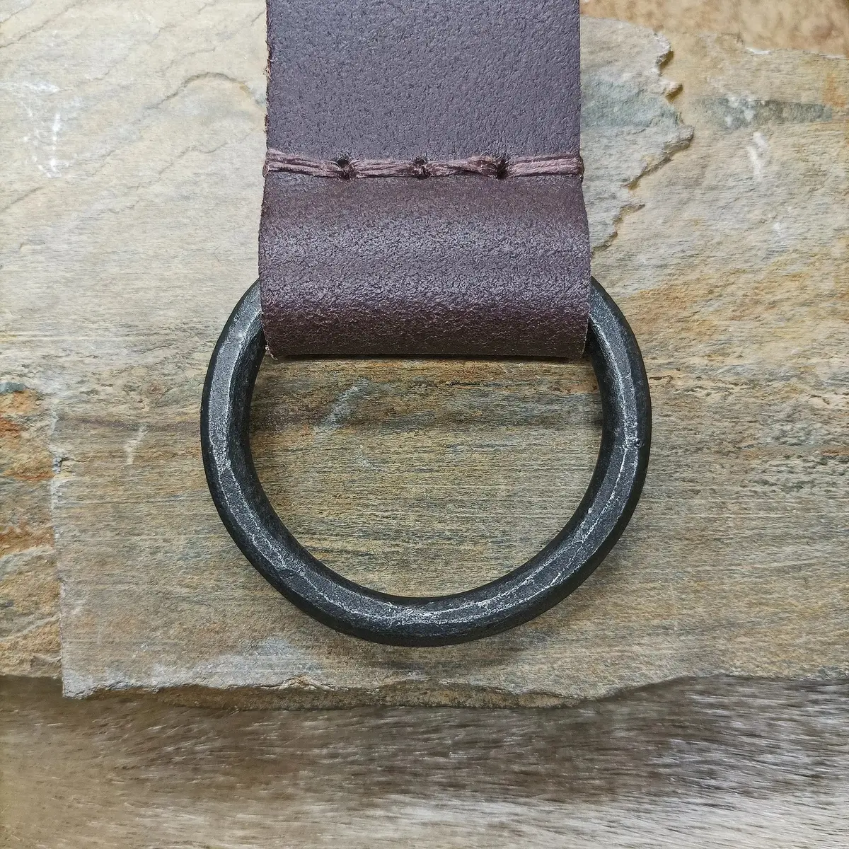 Hand-Forged Large Iron O Ring 2