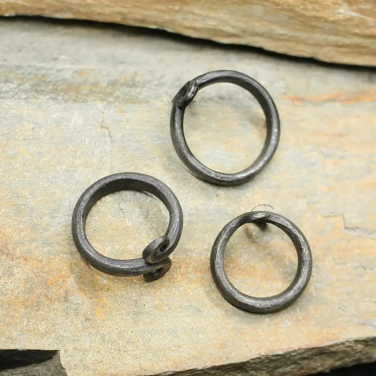 Hand-Forged Iron Replica Viking Ring 3