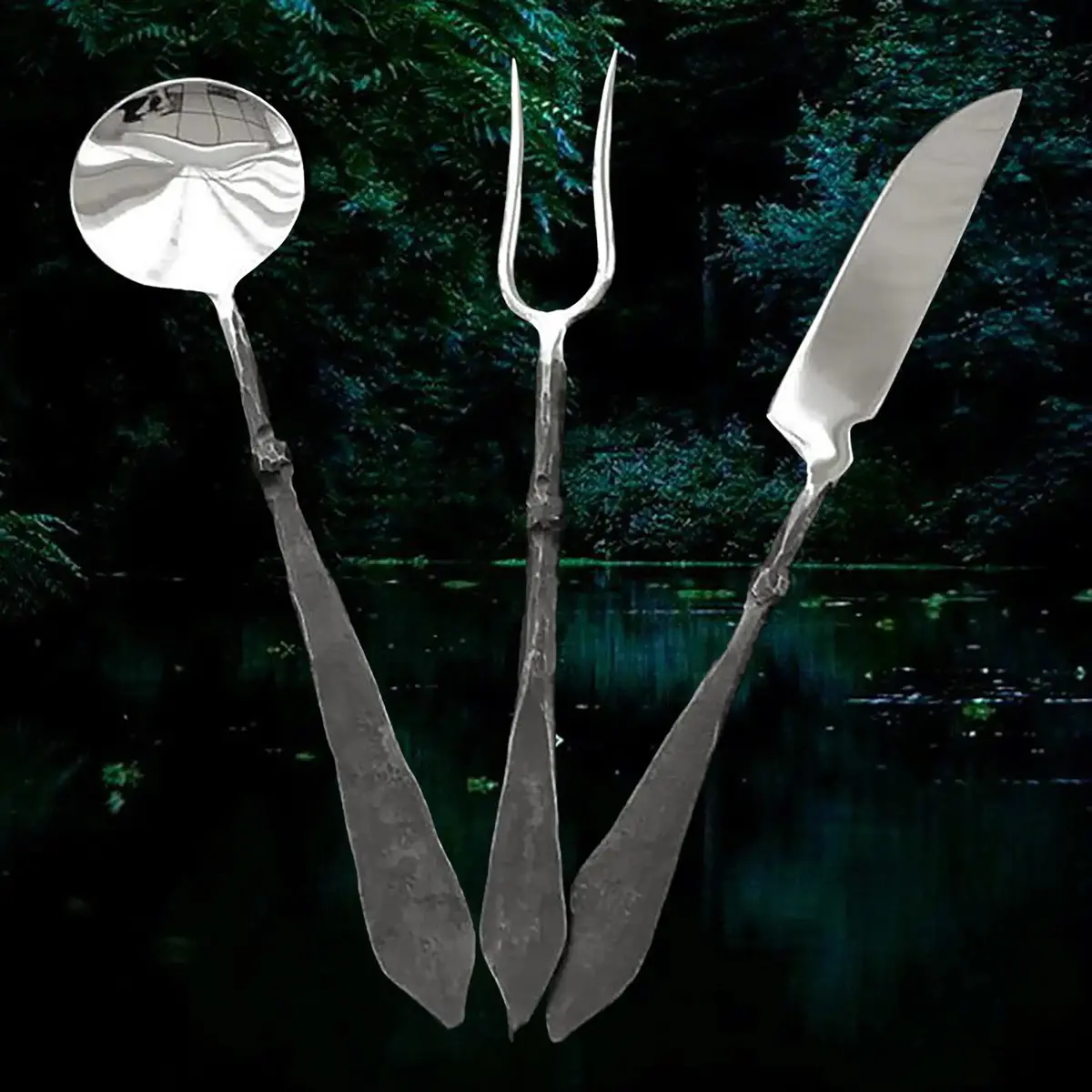 Hand-Forged Steel Medieval Banquet Set 1
