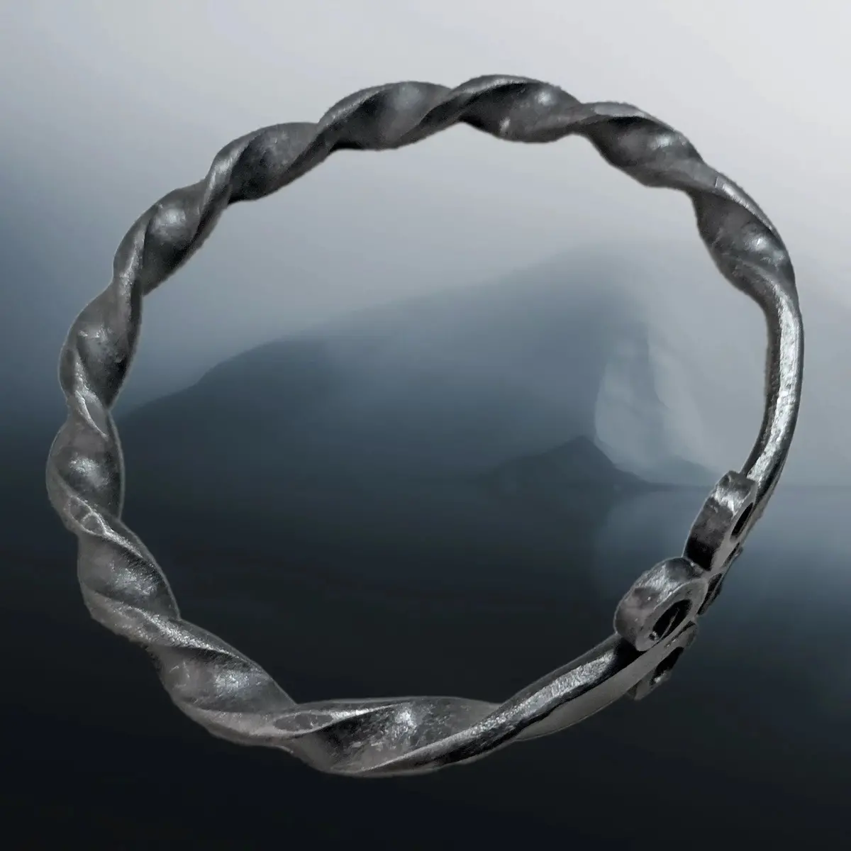 Twisted Iron Replica Viking Bracelet / Arm Ring 1