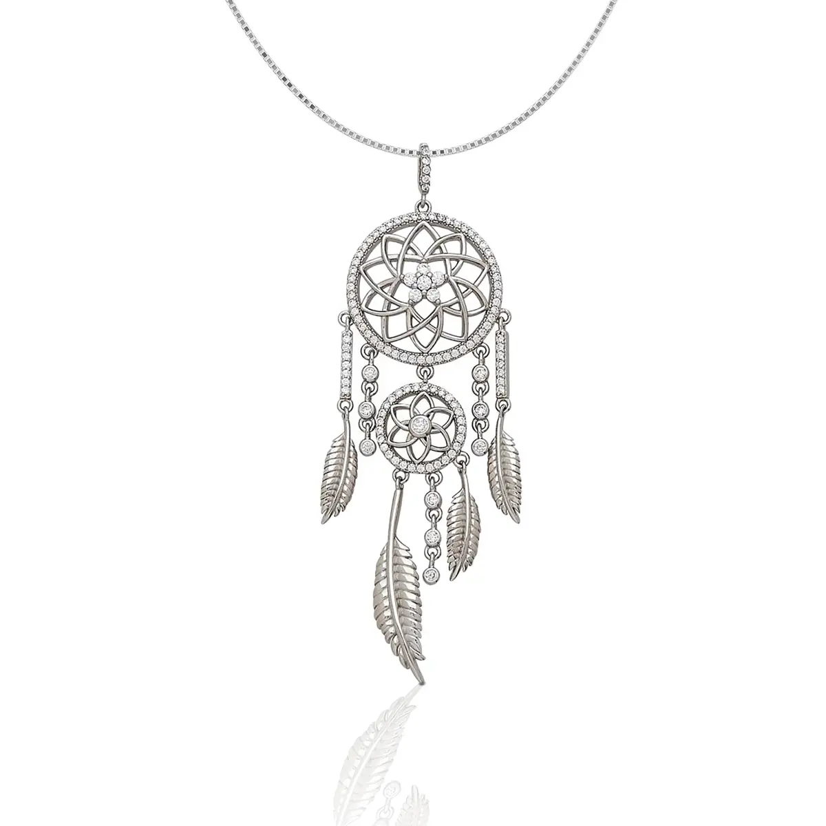 Kelly Herd Necklace Dream Catcher - Sterling Silver 1