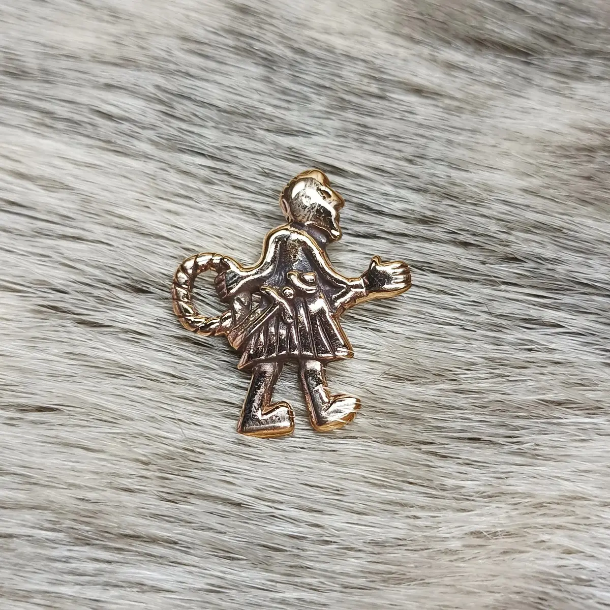 Bronze Fafnir Viking Pendant 1