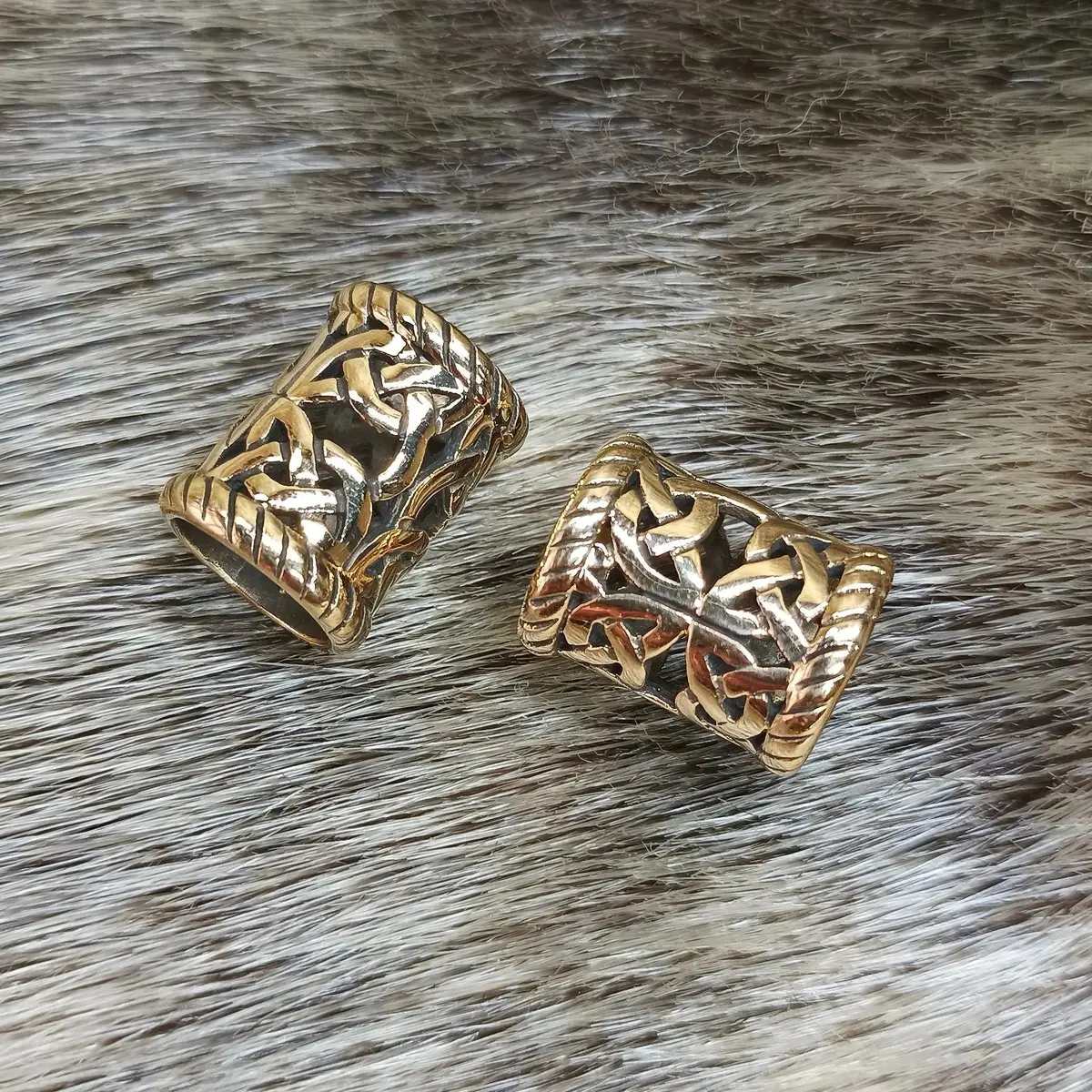 Large Openwork Viking Beard Ring 1