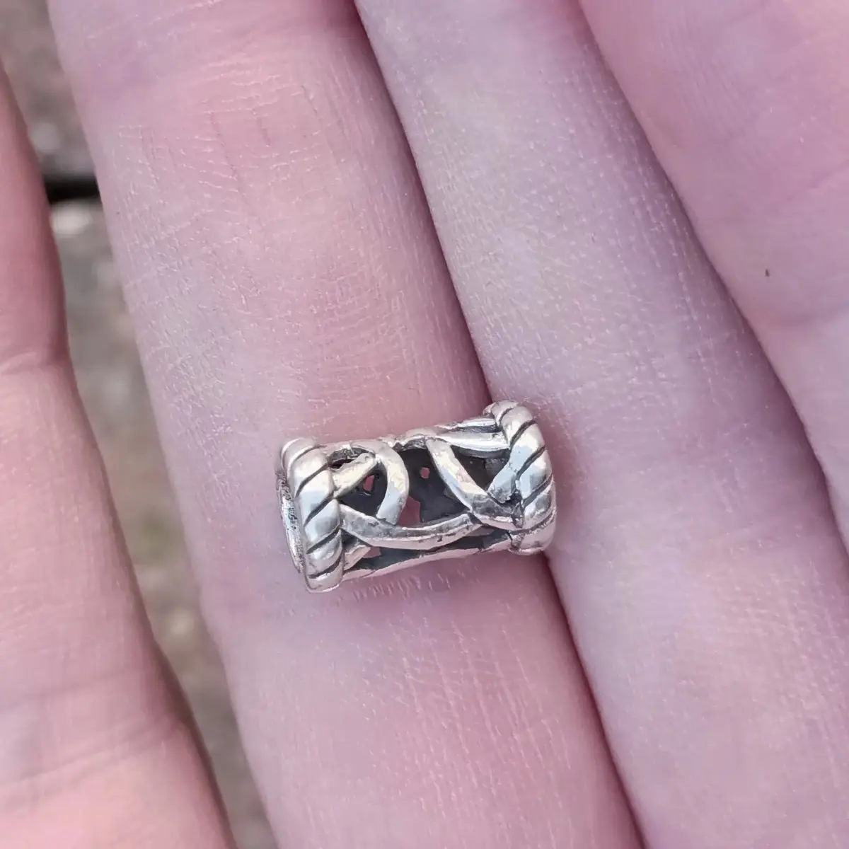 Small Openwork Viking Beard Ring 1