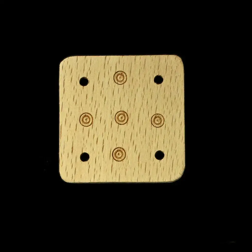 Handmade Wooden Viking Weaving Tablet 1