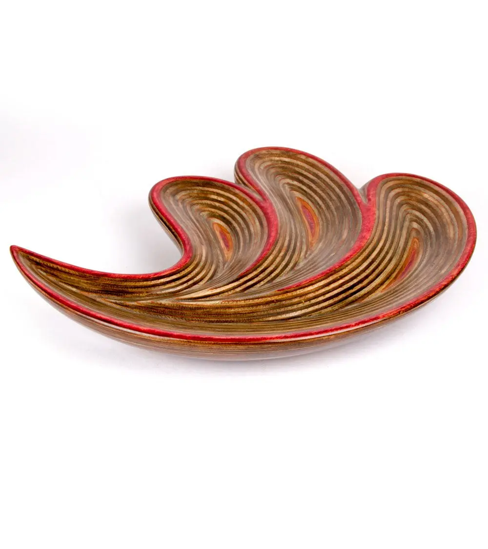 Wood Bowl "Tear Drop" 1