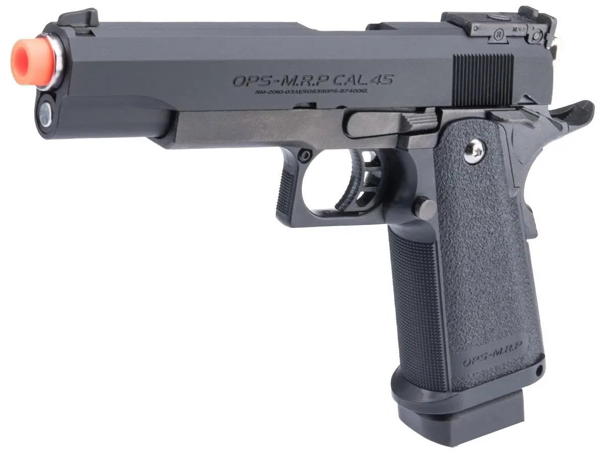 Tokyo Marui Hi-Capa 5.1 Ops M.R.P. Gov. Model Gas Blowback Pistol - Black 1