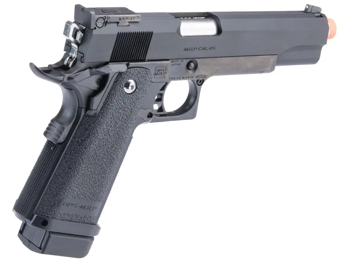 Tokyo Marui Hi-Capa 5.1 Ops M.R.P. Gov. Model Gas Blowback Pistol - Black 2
