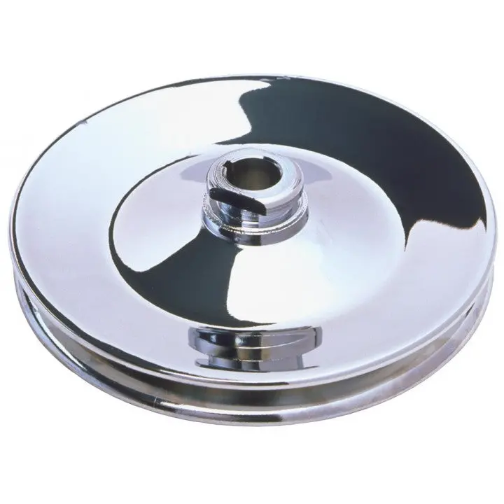 Trans-Dapt 6913 Power Steering Pulley, 1967-84 Chevy/Gmc-Chrome 1