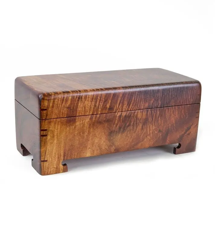 Tsumoto Koa Jewelry Box - Half Tray 1