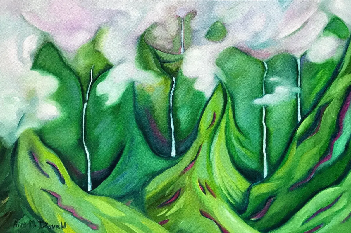 Original Painting: Island Bliss By Kim Mcdonald 1