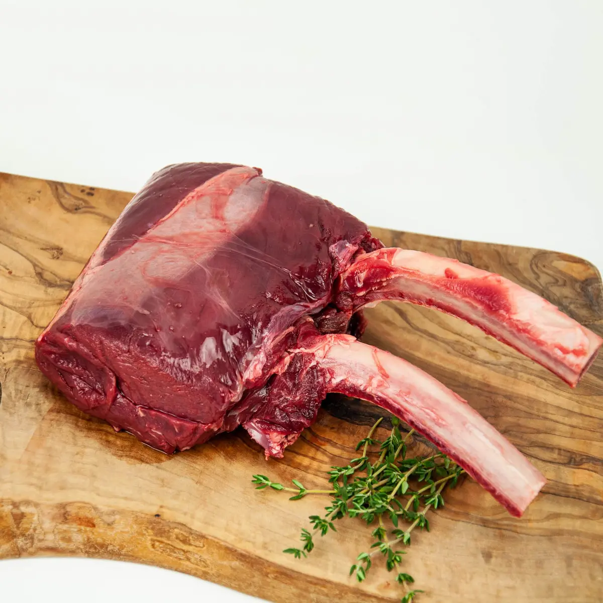 Nz Venison Rib Chop | 2 Bone Frenched | 12 Oz. 1