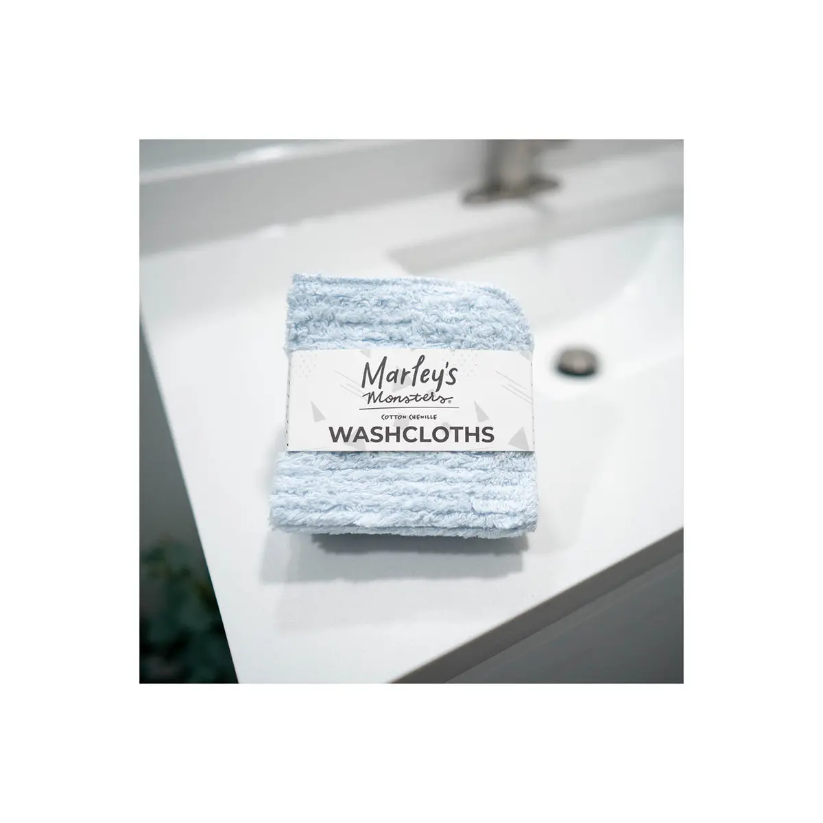 Wash Cloths X 4 - Cotton Chenille 1