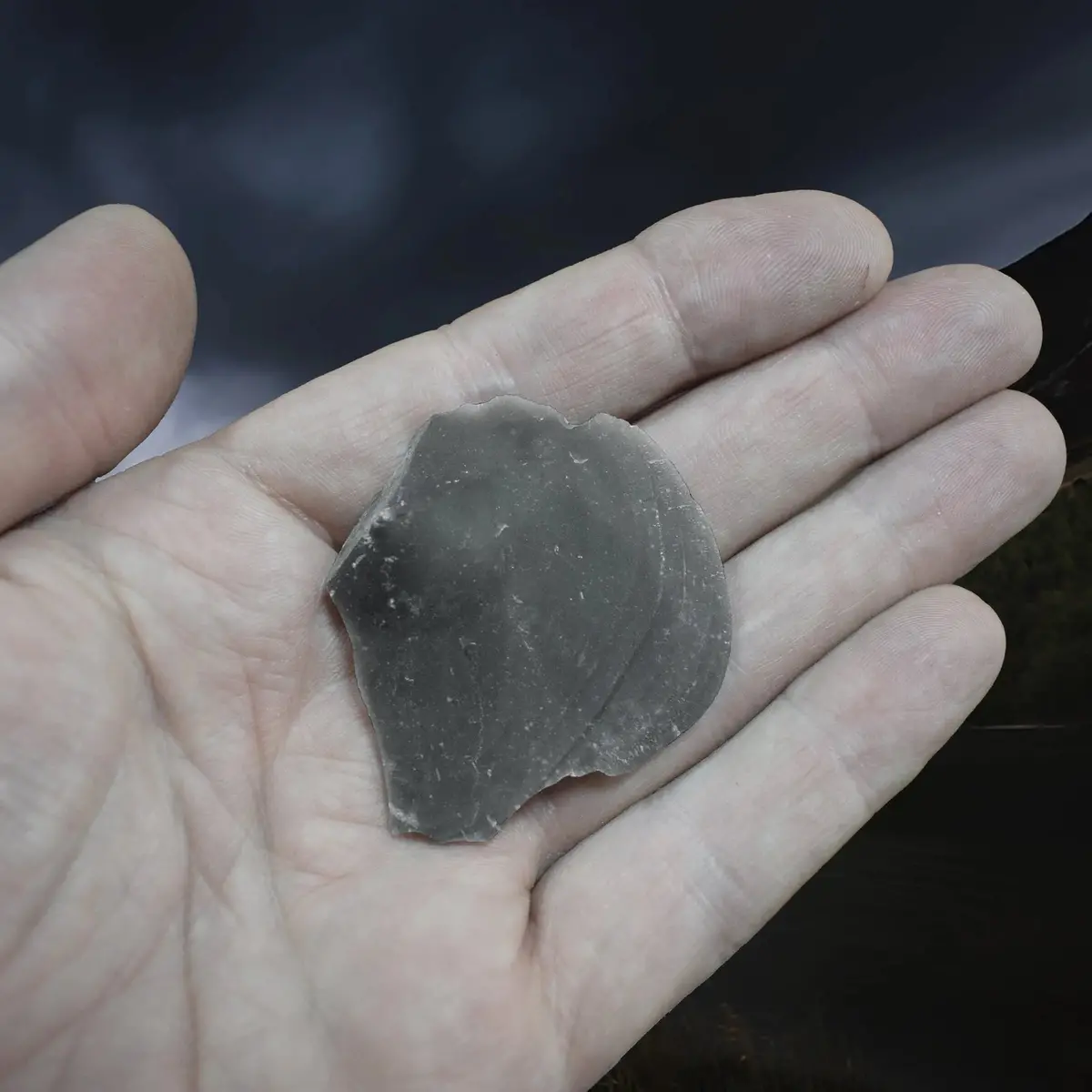 Hand-Knapped Small Flint Stone Flake 1