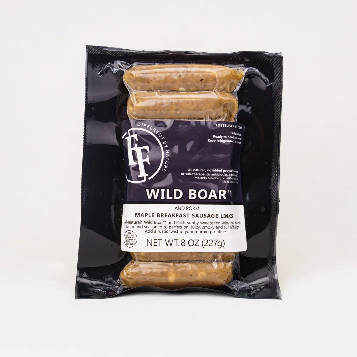 Wild Boar Maple Breakfast Sausage | 8 Oz. 1