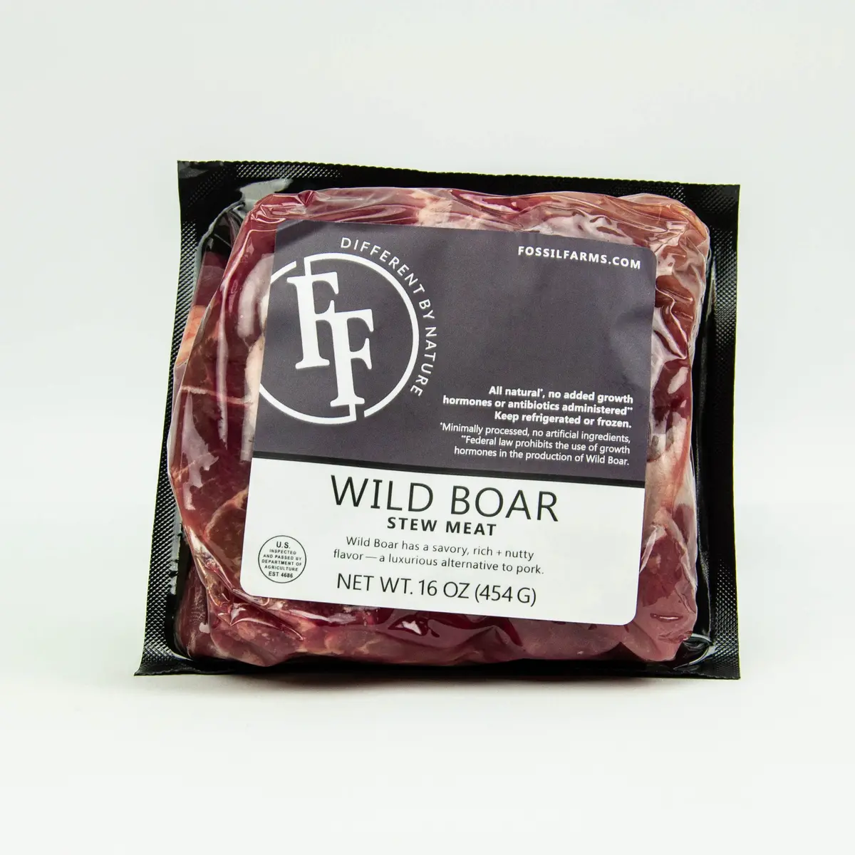 Wild Boar Stew Meat | 1 Lb. 1