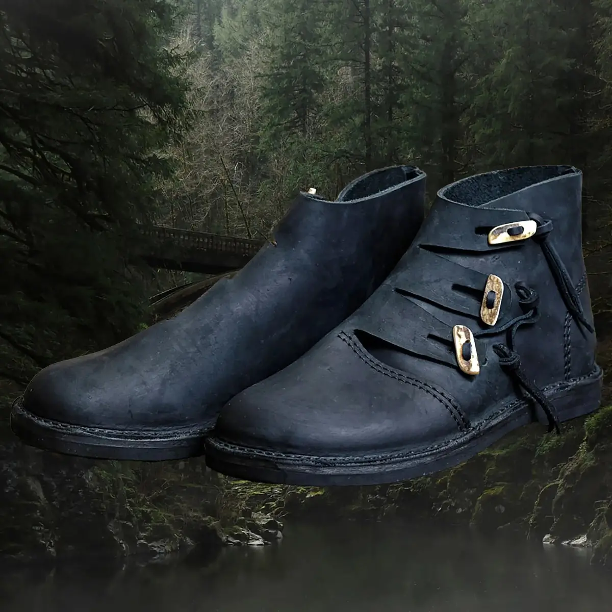 Authentic Viking Reenactment Hedeby Leather Shoes / Boots 1