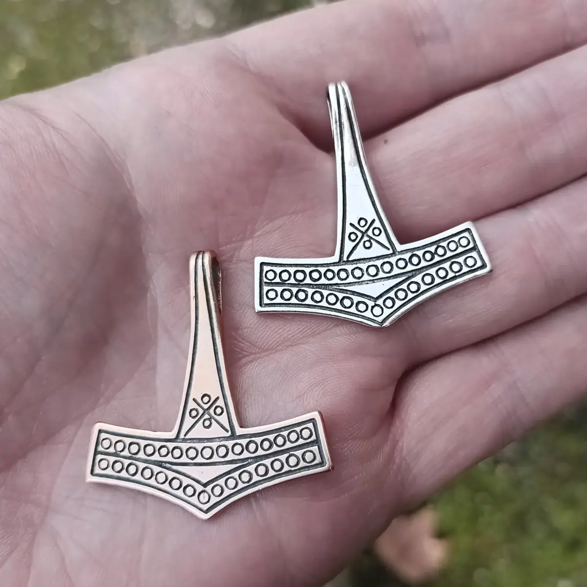Large Romersdal Replica Thors Hammer Pendant 1