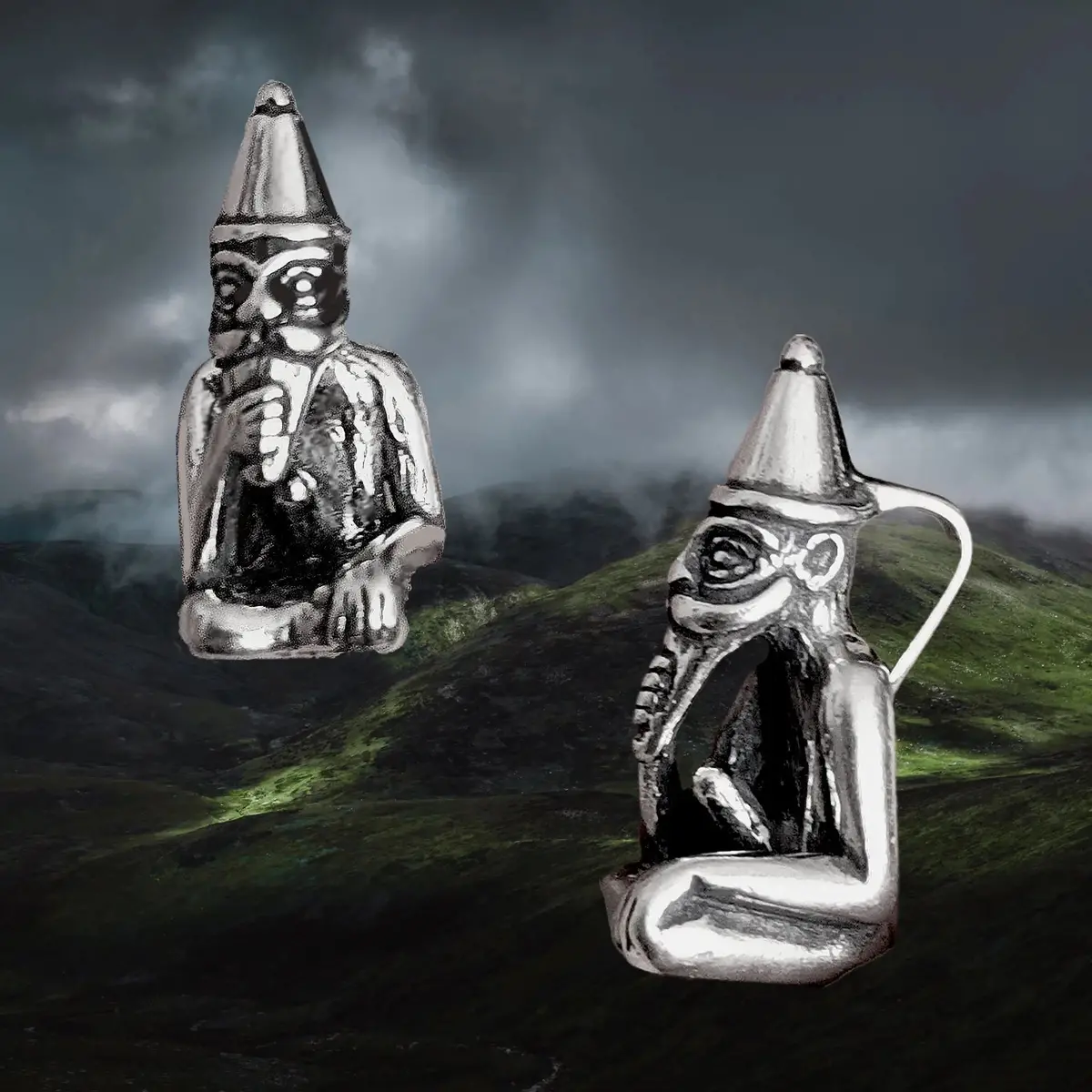 Silver Freyr Pendant 1
