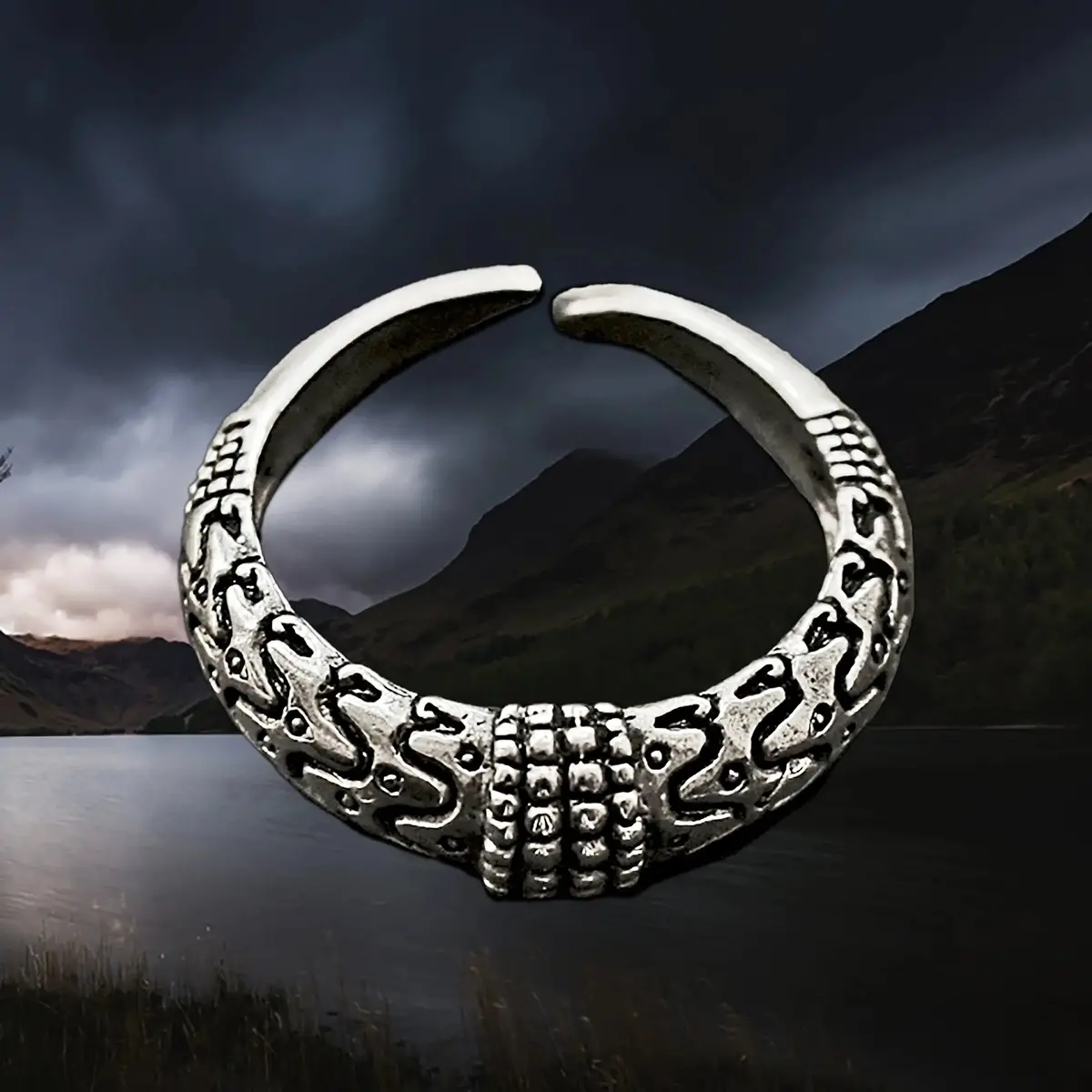 Silver Viking Replica Ring From Falster 1