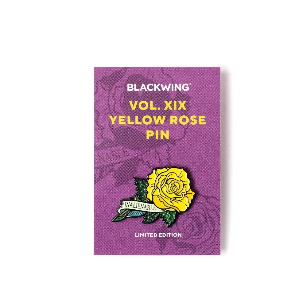 Blackwing Xix Yellow Rose Pin 1