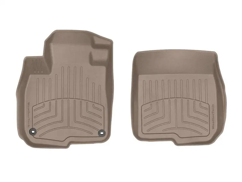 Weathertech Front Floorliners For 2017+ Honda Cr-V – Heavy-Duty Tan Trim 1