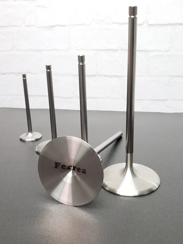 Ferrea Titanium Competition Intake Valves For Small-Block Chevy, Chrysler & Ford – 2.055" X 5.04" X 0.29", 12° Stem, +0.100" Oversize (Set Of 8) 1