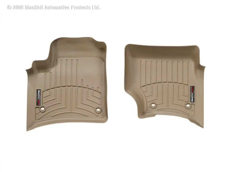 Weathertech Front Floor Liners For 2004–2010 Porsche Cayenne – Custom-Fit, Tan-Colored Interior Protection 1