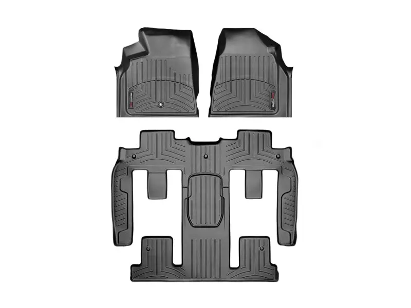 Wt Floorliner Rear Floor Mat – Durable Black Trim 1