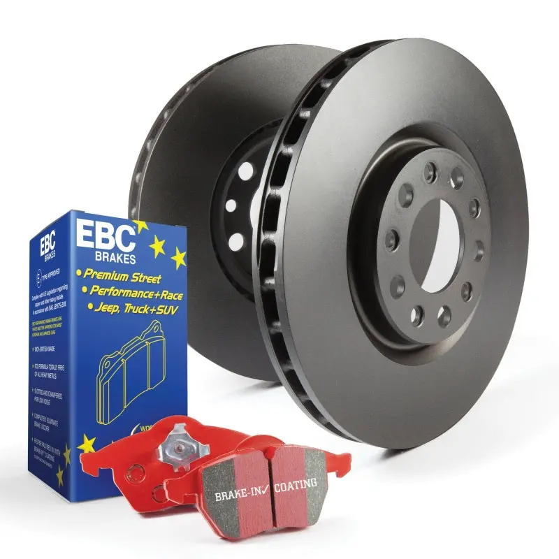 Ebc Redstuff S12 Brake Kit – Performance Pads + Rk Drilled Rotors 1