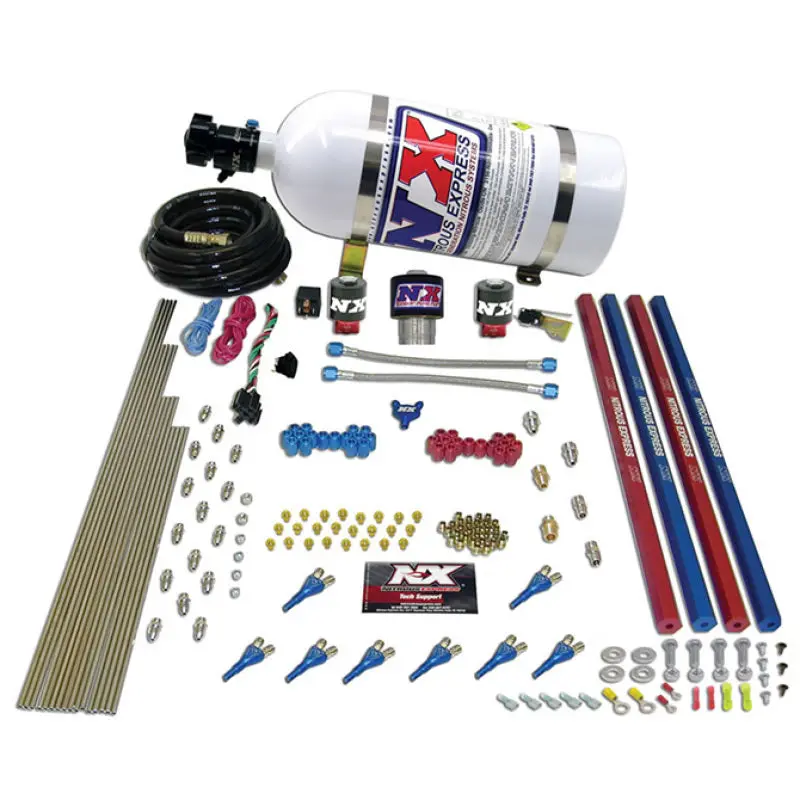 Nitrous Express Pro-Shk/Gas Nitrous Kit (200-600Hp) W/Rails And 15Lb Bottle 1