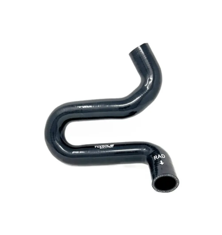 Torque Solution Black Silicone Radiator Hose Kit With Oem Oil Cooler Delete For 2015+ Ford Mustang Gt S550 1
