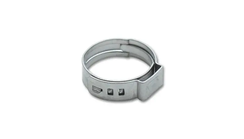 Vibrant Stainless Steel Stepless Pinch Clamps – 16.0–19.2Mm Range, 7Mm Band (Pack Of 10) 1