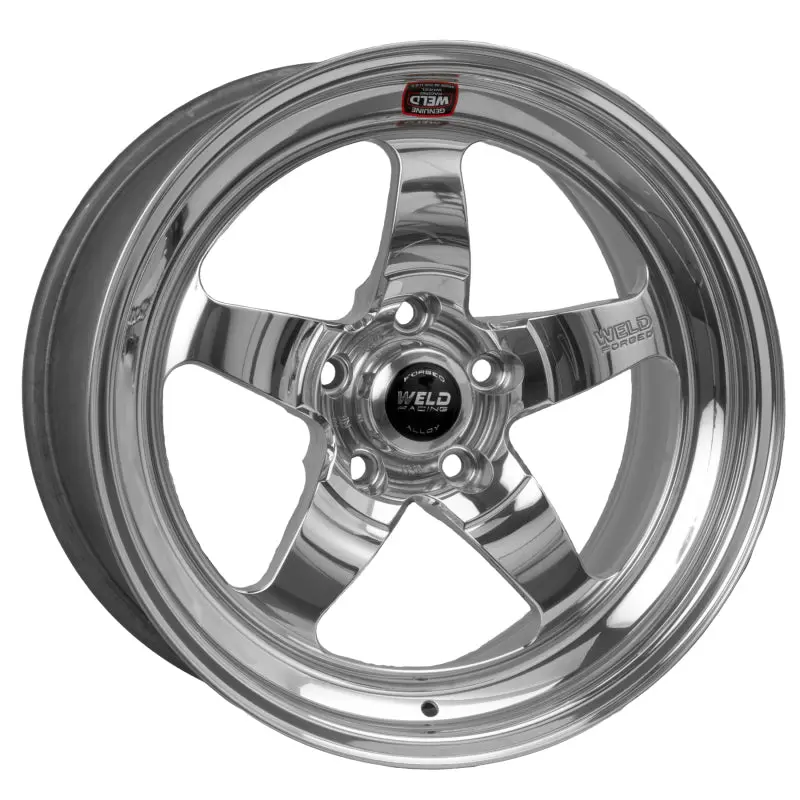Weld S71 Polished Aluminum Wheel – 18X11", 5X4.5", 8.2" Backspace, Medium Pad, Non-Beadlock 1