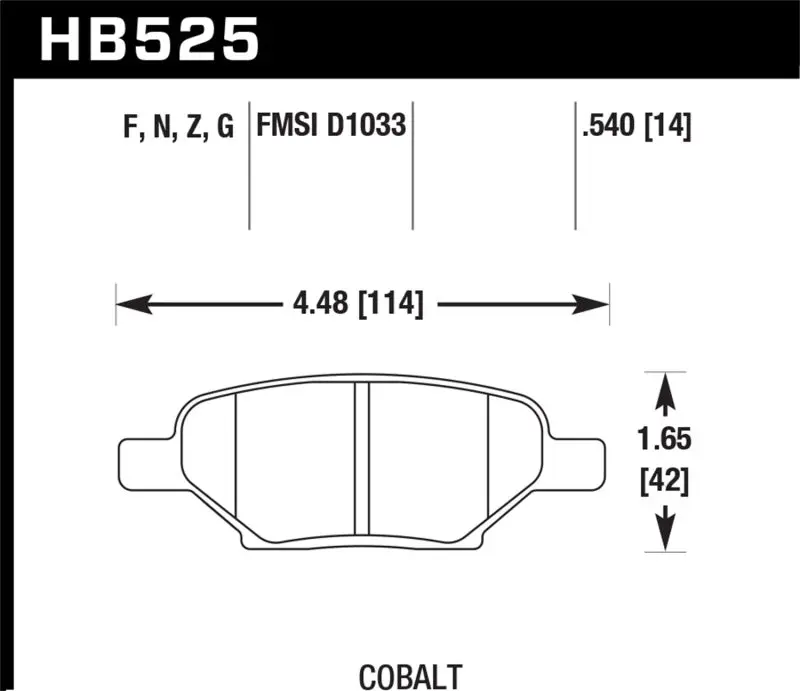 Hawk Hps High-Performance Street Brake Pads 1