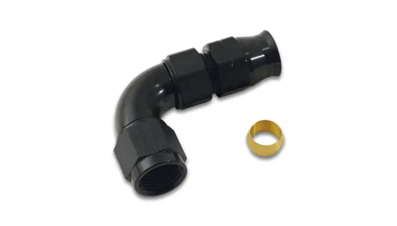Vibrant Performance 90° Tube-To-Female -6An Adapter For 5/16" Od Tubing – Includes Olive Inserts 1