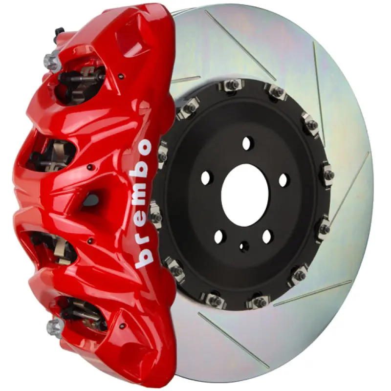 Brembo Front Gt Big Brake Kit For 2012–2021 Jeep Grand Cherokee Srt8 – 8-Piston Calipers, Slotted 412X38Mm Two-Piece Rotors 1