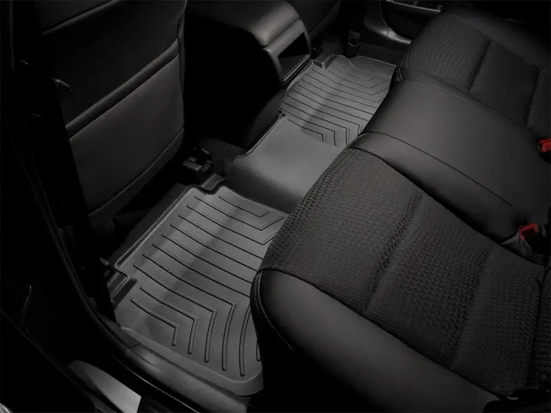 Weathertech Rear Floorliner – Custom Trimmed For 2008+ Dodge Challenger, Black Heavy-Duty Material 1