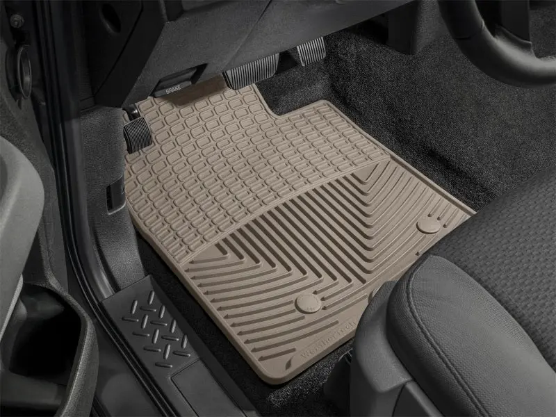 Wt Rubber Rear Floor Mats – Tan Color 1
