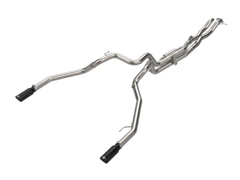Afe Vulcan Series 3-Inch Stainless Steel Cat-Back Exhaust For 2024–2025 Ford Ranger Raptor 3.0L V6 – Includes Gloss Black Tips 1