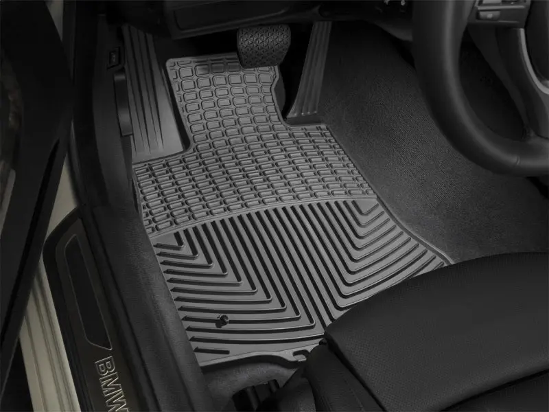 Weathertech Front Floor Liners For 2015+ Mercedes-Benz C-Class Sedan, Coupe & Cabriolet – Black Rubber Mats 1