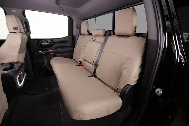 Covercraft Polycotton Seatsaver Front Row Seat Covers For 2007–2009 Subaru Outback – Taupe 1