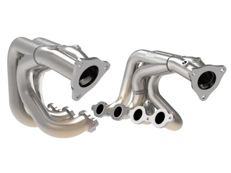 Afe Power Twisted Stainless Steel Long-Tube Header – For 2020 Chevrolet Corvette C8 6.2L V8 1