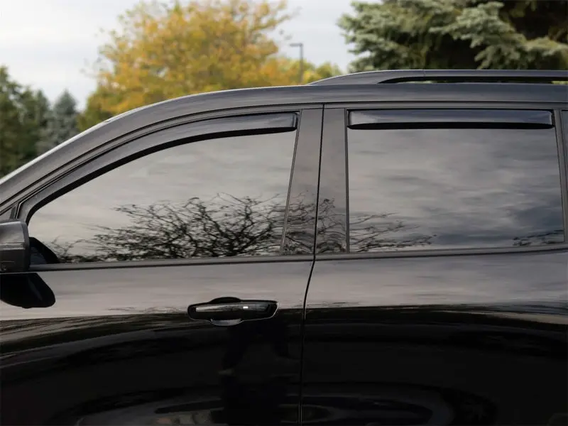Weathertech Side Window Deflectors For 2024–2026 Chevrolet Traverse – Front & Rear, Dark Smoke 2