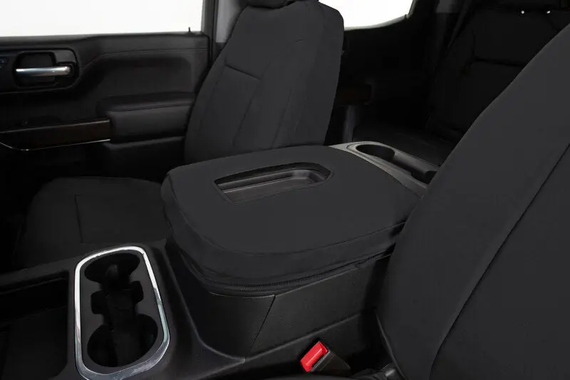 Covercraft 23-25 Ford F250-F550 Endura Precisionfit Custom Front Row Seat Covers - Black/Black 1