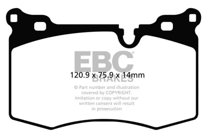 Ebc Bluestuff Brake Pads – Street And Track-Optimized Compound For High-Performance Use 1